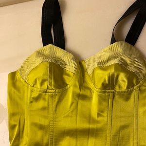 Vintage Nanette Lepore Silk Bustier Top